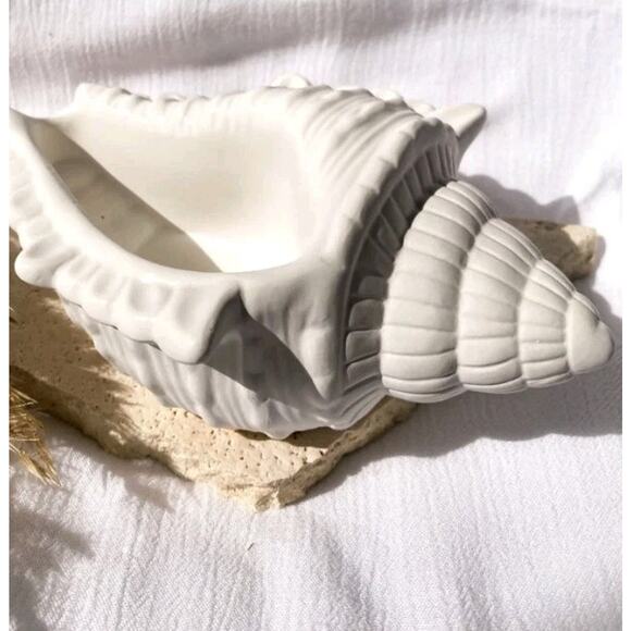 Large Conch Silicone Mold Unique Conch Shaped Tray Resin Concrete Mold 3D Candle - Picture 3 of 4